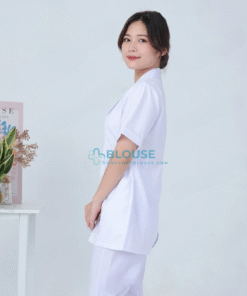 ao blouse duoc si mau trang2